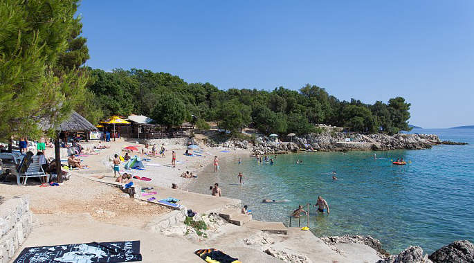 Beach Jert - Pinezici, Krk