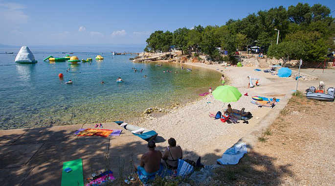 Beach Jert - Pinezici, Krk