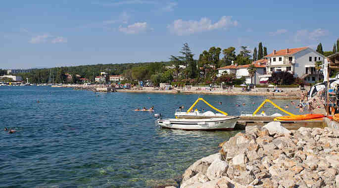 Rupa beach, Malinska