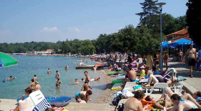 Njivice beach Miramare
