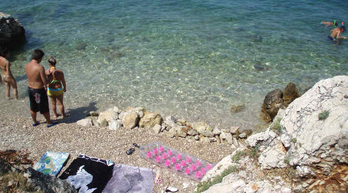 Njivice beach Miramare